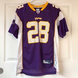Adrian Peterson Minnesota Vikings Jersey L 14-16 NFL Reebok